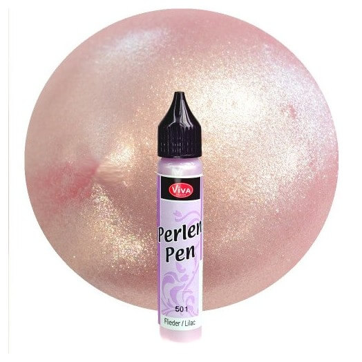 Perlen-Pen 25ml Lilac, Viva Decor