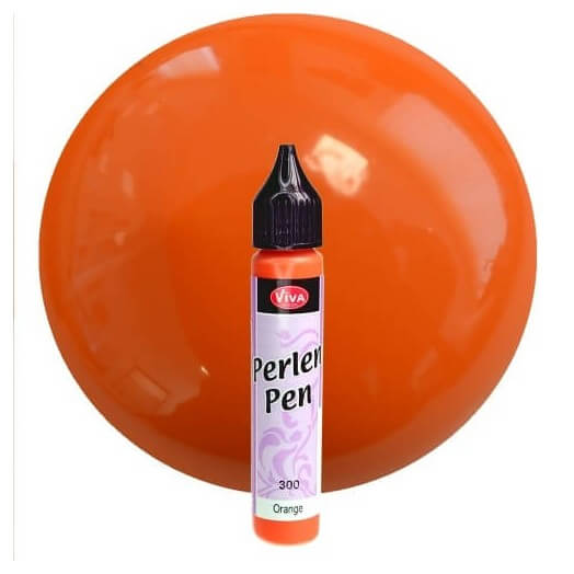 Perlen-Pen 25ml Viva Decor, Πορτοκαλί