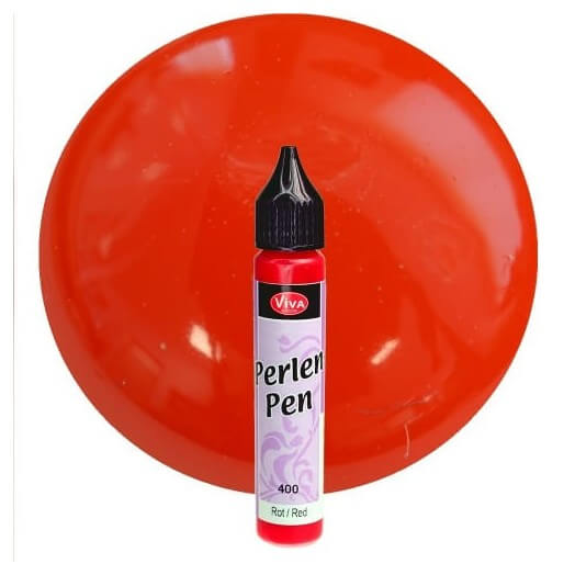 Perlen-Pen 25ml Red, Viva Decor