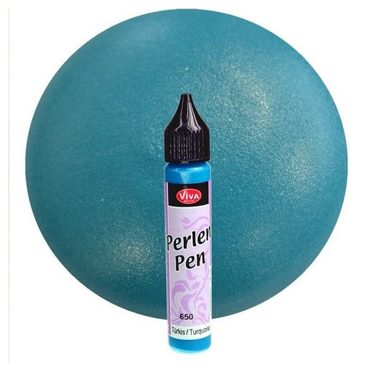Perlen-Pen 25ml Turquoise, Viva Decor