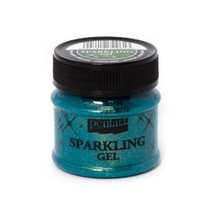 Sparkling gel (ιριδίζουσα πάστα) 50 ml, Pentart, Green Gold