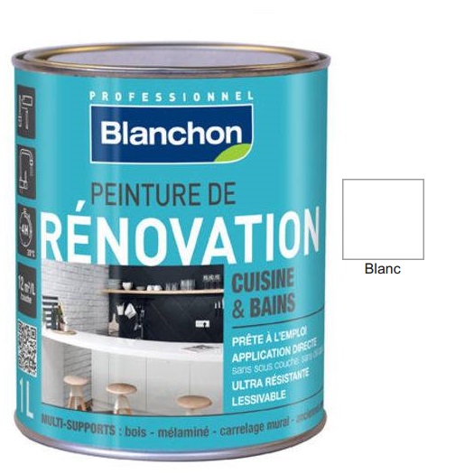 Χρώμα Renovation Blanchon, Λευκό (Blanc), 500ml