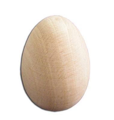 Αυγό χήνας ξύλινο 8,5 x 5,4cm