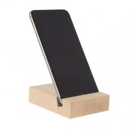 Βάση ξύλινη για κινητό τηλέφωνο 10x7,7x2,5cm