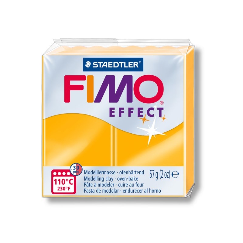 Fimo Effect 57gr Νeon Yellow (πηλός που φωσφορίζει)