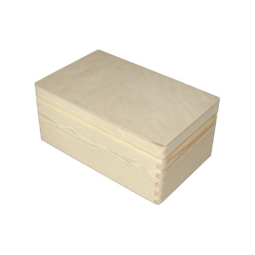 Κουτί ξύλινο μπαουλάκι 29x18x12,5cm