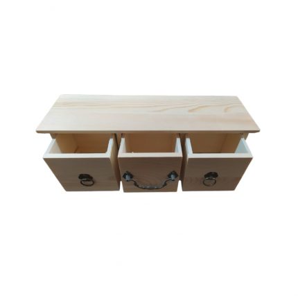 Συρταριέρα ξύλινη επιτραπέζια 30x10x14cm