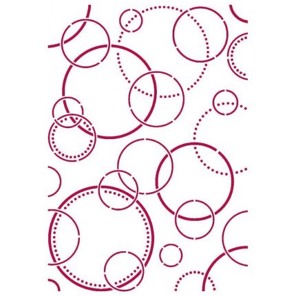 Στένσιλ Stamperia 21x29,7cm, Romantic Threads, Bubbles