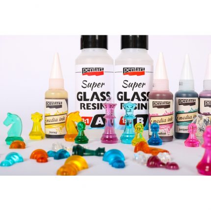 Ρητίνη Super Glass Resin Pentart 1:1, 40+40ml