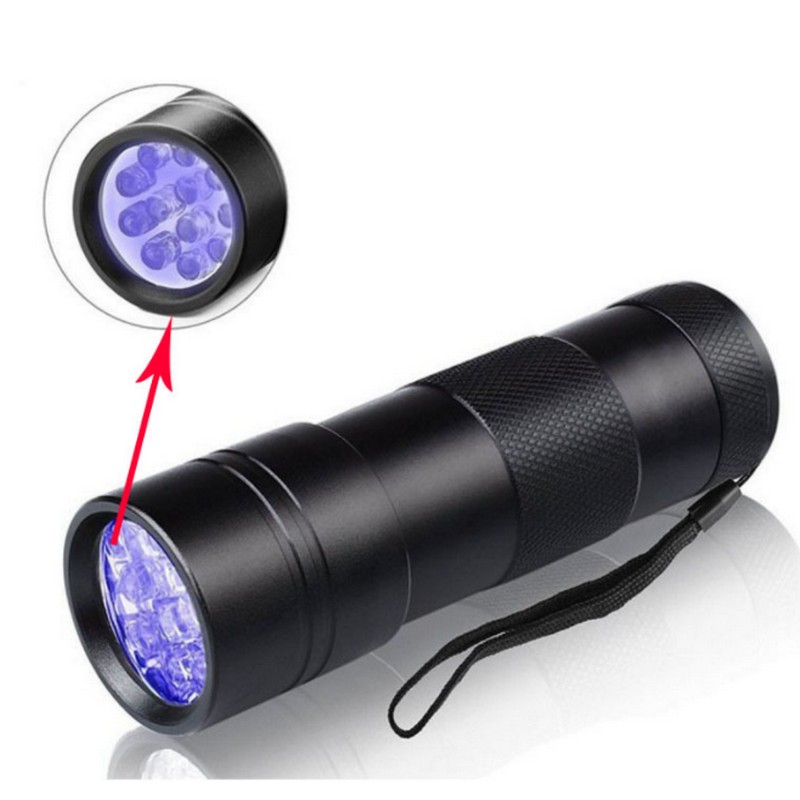 Φακός για UV κόλλα και υγρό γυαλί torch 9 LED