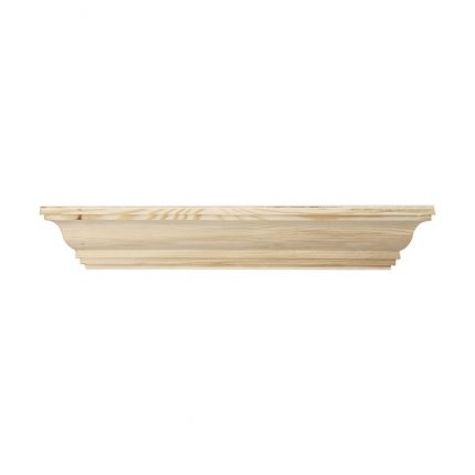 Ράφι ξύλινο με φινίρισμα, 45,5x12,5x8,2 cm