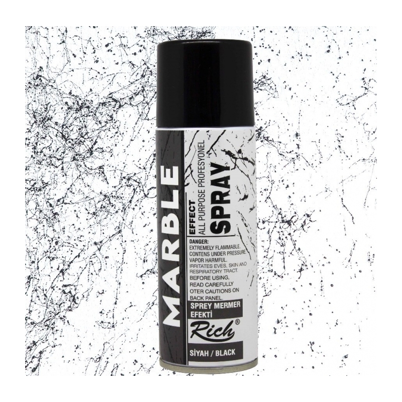 Σπρέι για εφέ μαρμάρου Spray Marble Effect, Μαύρο, 200ml