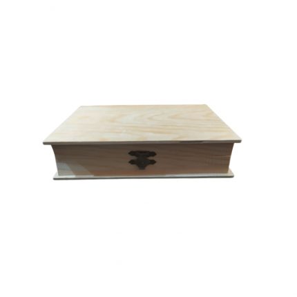 Κουτί-ατζέντα μεσαία ξύλινη, 25x19x5cm