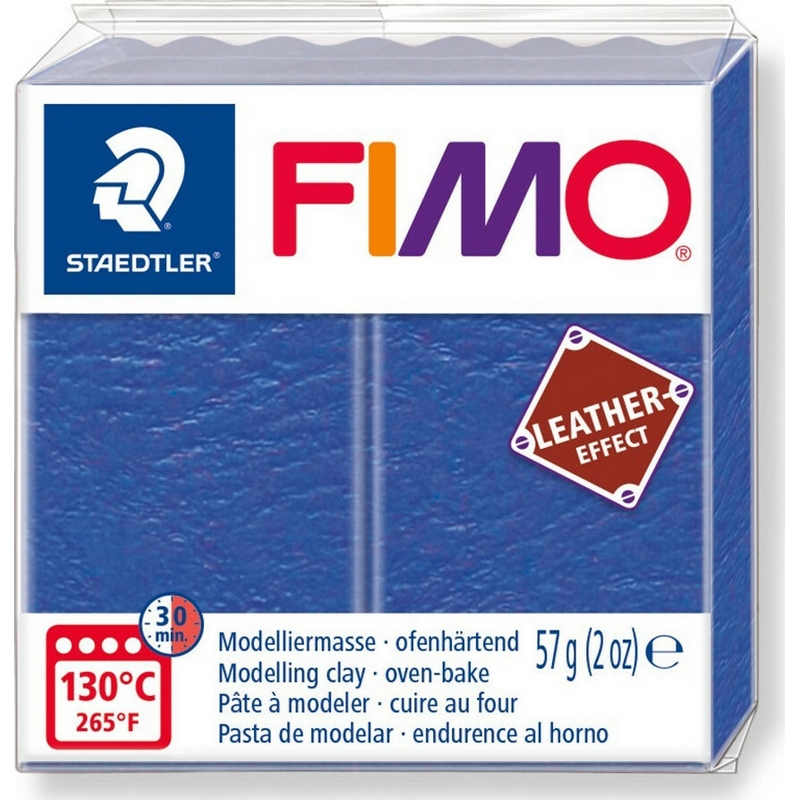 Πηλός Fimo Leather Effect 57gr (εφέ δέρματος) - Indigo