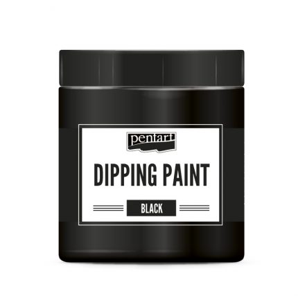 Dipping paint Pentart 250ml, black