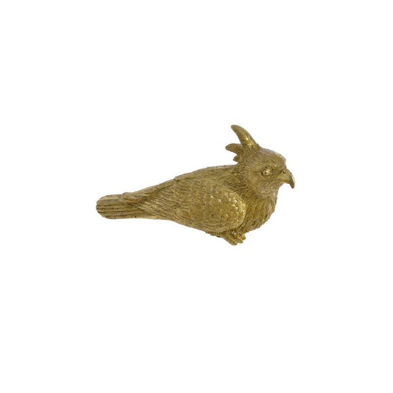 Πουλάκι διακοσμητικό χρυσό 1, 14x6cm