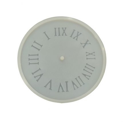Καλούπι για ρητίνη, Ρολόι με λατινικούς αριθμούς, 15cm