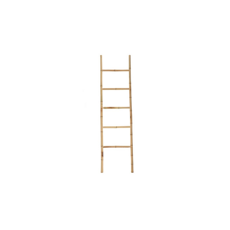 Σκάλα μπαμπού με 5 σκαλοπάτια, 46x2.5x170cm