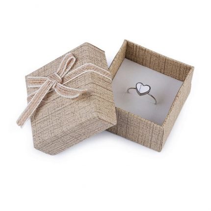 Κουτί χάρτινο για κοσμήματα ή μπομπονιέρες, 5x5x3,5 cm