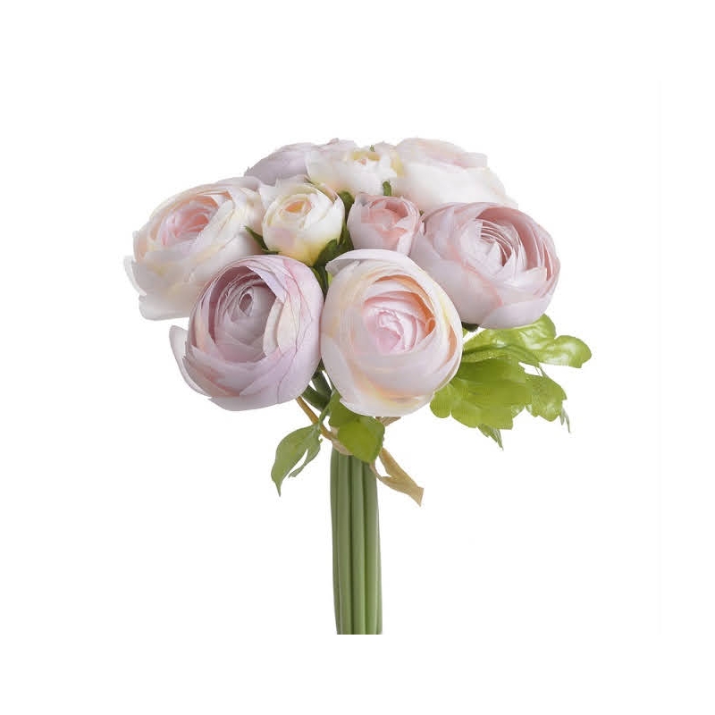 Μπουκέτο βελούδινα τριαντάφυλλα μπορντό, 48cm