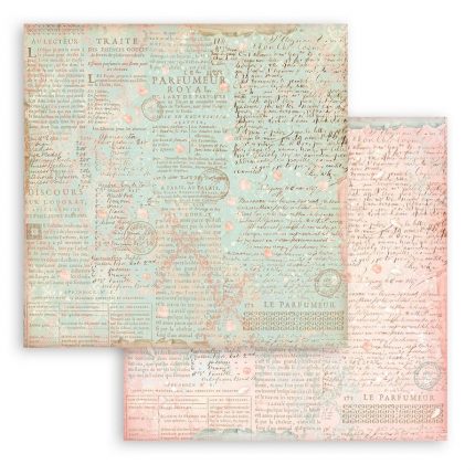 Χαρτιά scrapbooking Stamperia 10τεμ, 30.5x30.5cm, Rose Perfume Maxi Background