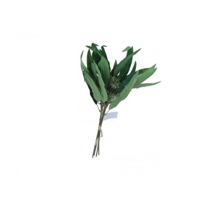 Πράσινο κλαδάκι τεχνητό με φύλλα, 45cm