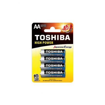 Μπαταρίες αλκαλικές TOSHIBA 1.5V ΑΑ,