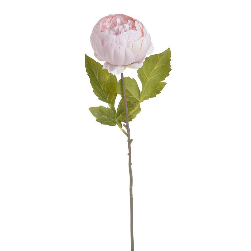 Παιώνια τεχνητό λουλούδι, ροζ, 42cm