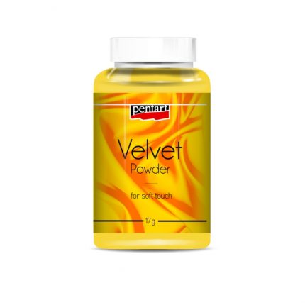 Velvet powder (πούδρα βελούδου) 17gr Pentart, Citrine