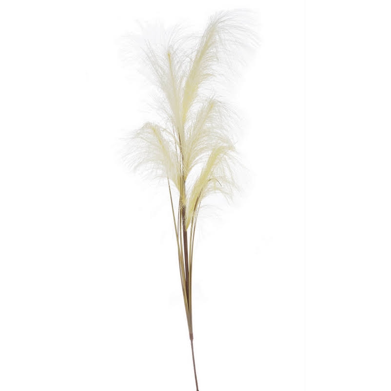 Pampas grass κλαδί τεχνητό, 93cm, μπεζ