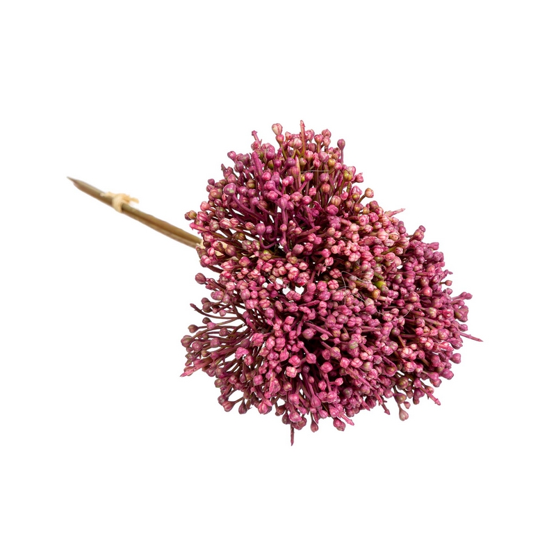 Σκορδάκι μπουκέτο ροζ, τεχνητό κλαδί, 25cm