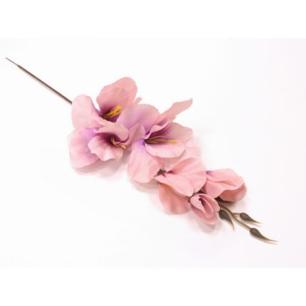Γλαδιόλα, τεχνητό λουλούδι, ροζ, 57cm