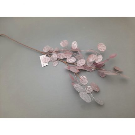 Κλαδί τεχνητό, μεταλλικό ροζ, 79cm