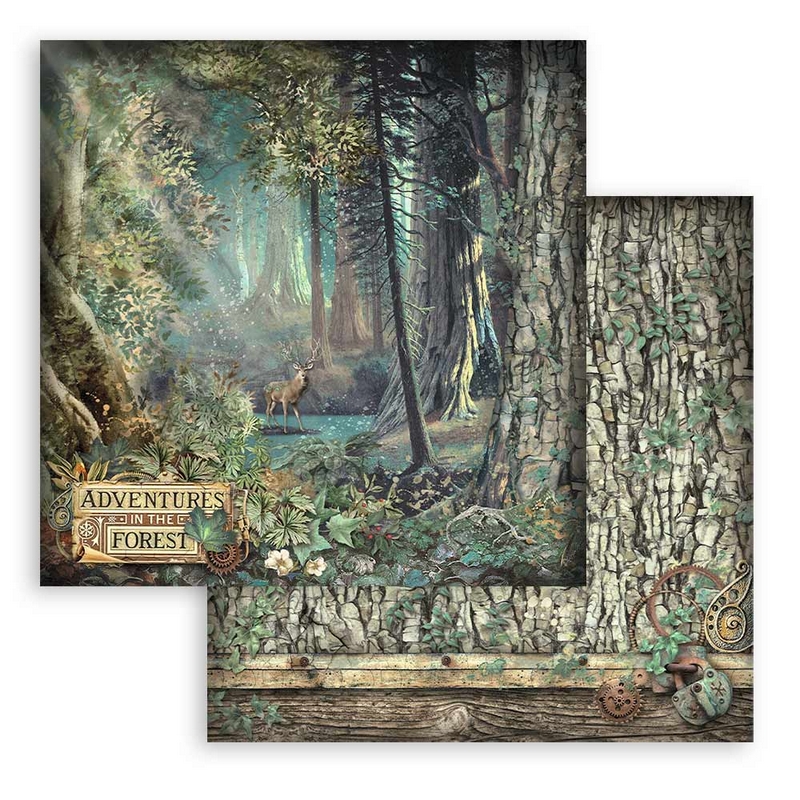 Αυτοκόλλητα Die Cuts-Ephemera, Stamperia, Magic Forest