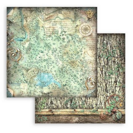 Χαρτιά scrapbooking Stamperia 10τεμ, 30.5x30.5cm, Maxi Background, Magic Forest