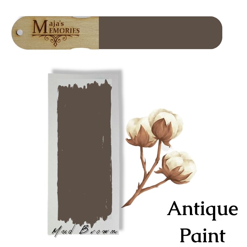Χρώμα Antique Paint Maja's Memories, 150ml, Mud Brown