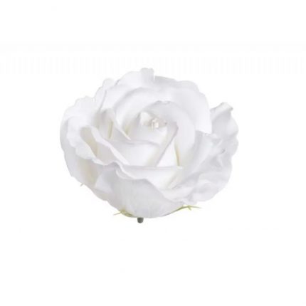 Τριαντάφυλλο-σαπούνι λευκό, 7x7cm