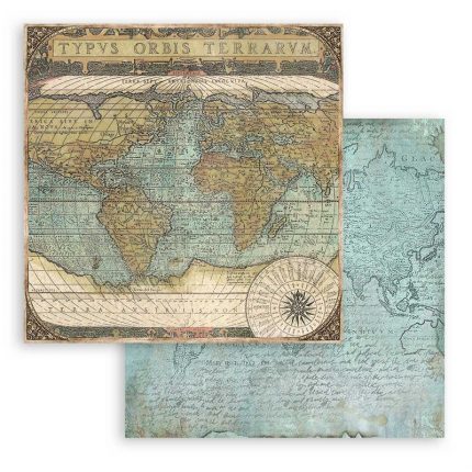Χαρτιά scrapbooking 10τεμ, 30.5×30.5cm Stamperia, Around the World