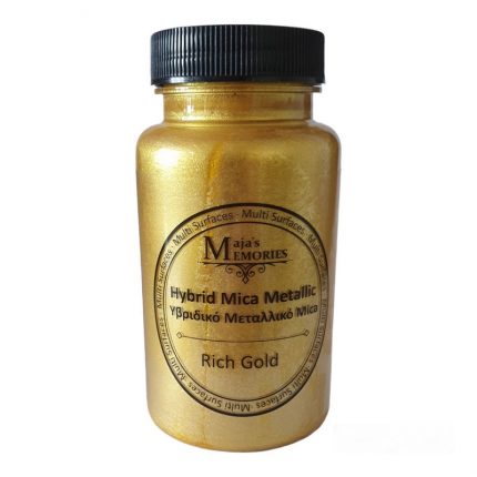 Υβριδικό Μεταλλικό Mica 120ml, Rich Gold