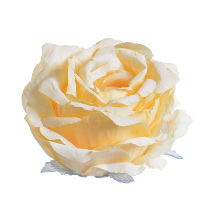 Τριαντάφυλλο κεφάλι 11cm, ανοιχτό κίτρινο