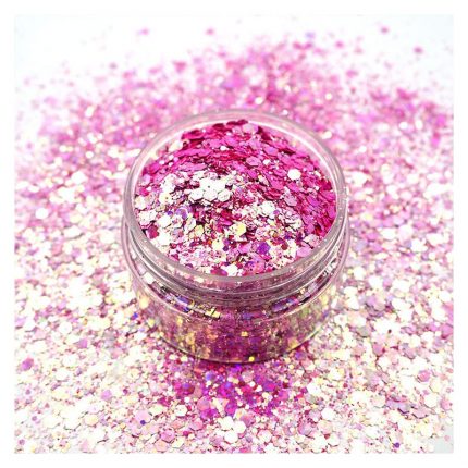 Χρυσόσκονη Chunky Glitter 40ml, Lipstick Pink