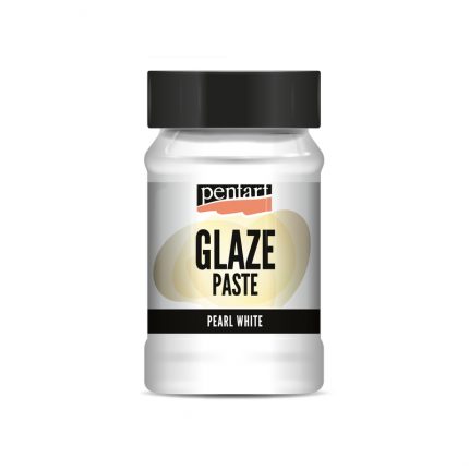 Glaze paste Pentart, Περλέ λευκό, 100ml