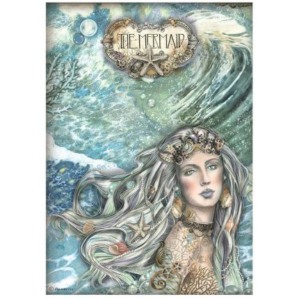 Αυτοκόλλητα Die Cuts-Ephemera Stamperia, Songs of the Sea, Siren