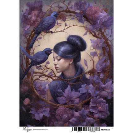 Ριζόχαρτο Maja's Memories, 30x42cm, Dreaming in purple