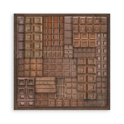 Χαρτιά scrapbooking 22τεμ μονής όψης, 20.3×20.3cm Stamperia, Coffee and Chocolate