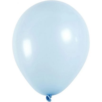 Μπαλόνια, γαλάζια, Ø23cm, 10τεμ.
