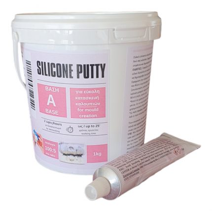 Silicone Putty για κατασκευή καλουπιών δύο συστατικών (1Kg+50gr)
