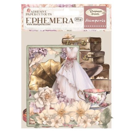 Αυτοκόλλητα Die Cuts-Ephemera Stamperia, Romance Forever Ceremony Edition