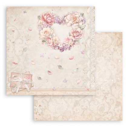 Χαρτιά scrapbooking 10τεμ, 30.5×30.5cm Stamperia, Romance Forever