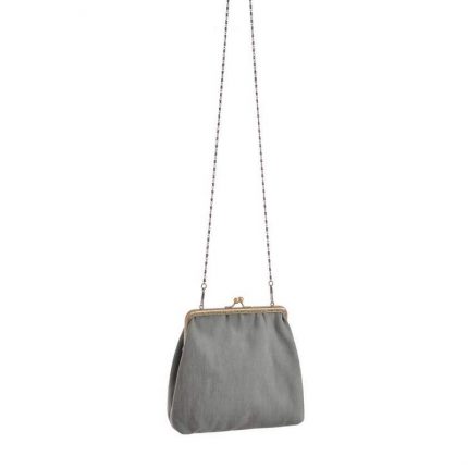 Τσάντα υφασμάτινη με κλιπ και αλυσίδα, 20x20cm